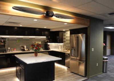 Residential lighting services in kitchen